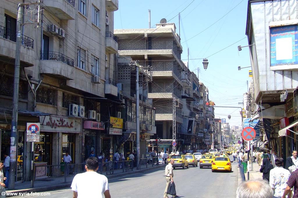 Улица в Алеппо, Сирия
